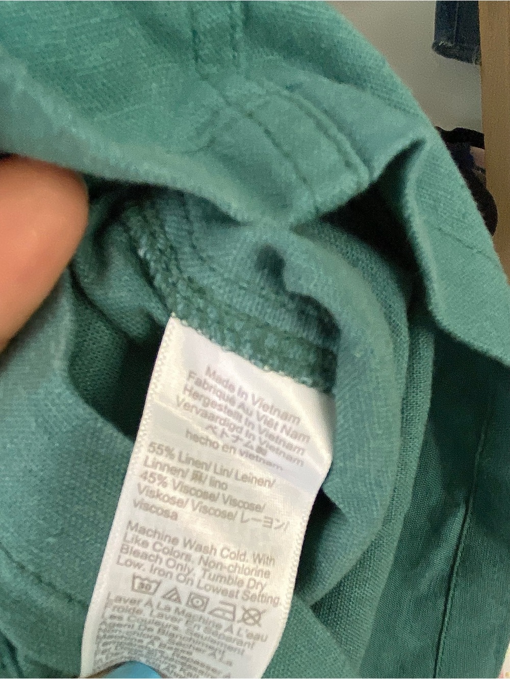 J.CREW Teal Green Linen-Blend Women’s Casual Shorts! 🐚 - Picture 11 of 14